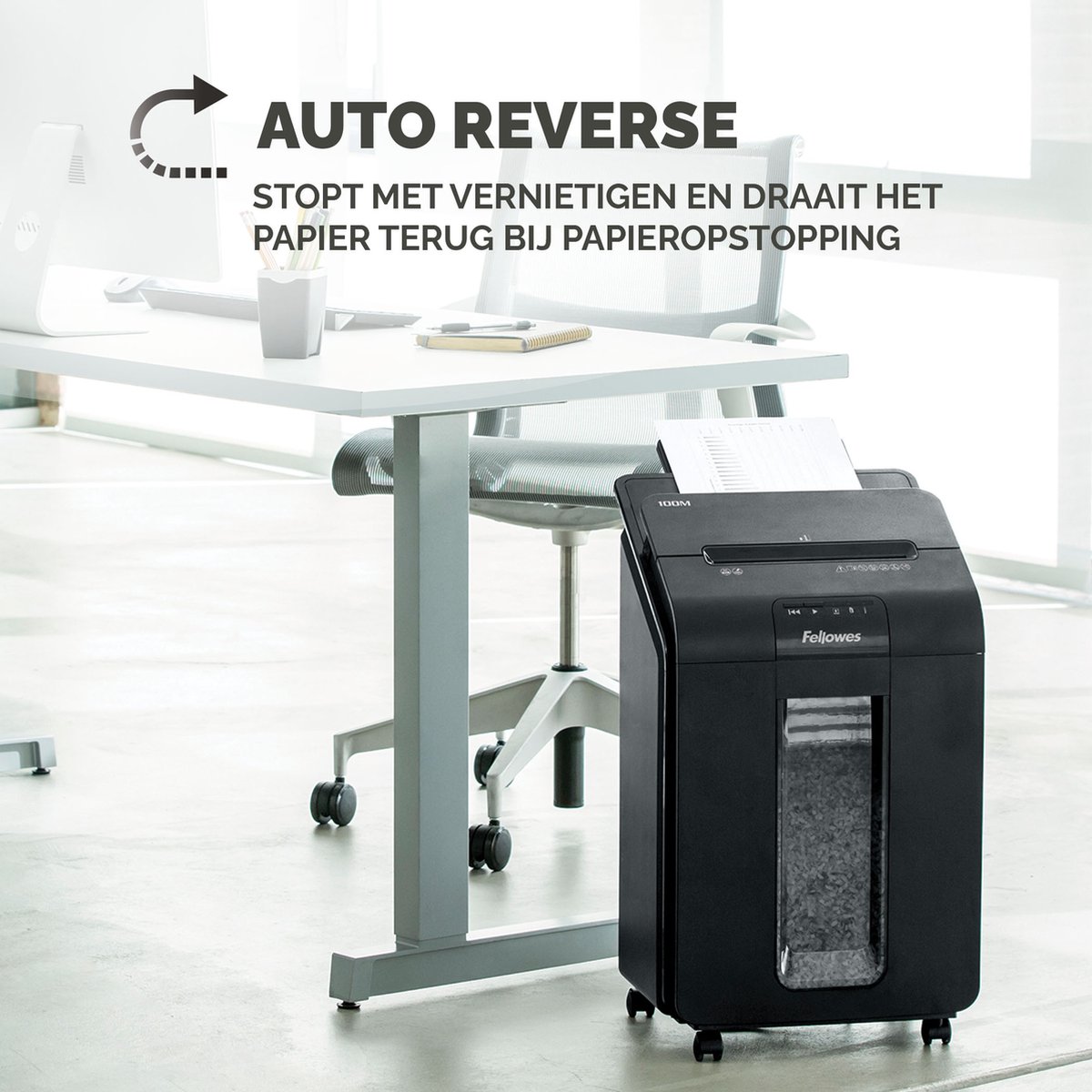 Bonsaii – papierversnipperaar – shredder – 15 vellen tegelijk – 18