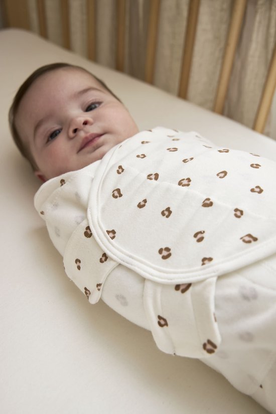 Meyco Baby Mini Panther swaddlemeyco inbakerdoek - soft pink - 4-6 maanden - 1.0 TOG van Meyco Baby — afbeelding 3
