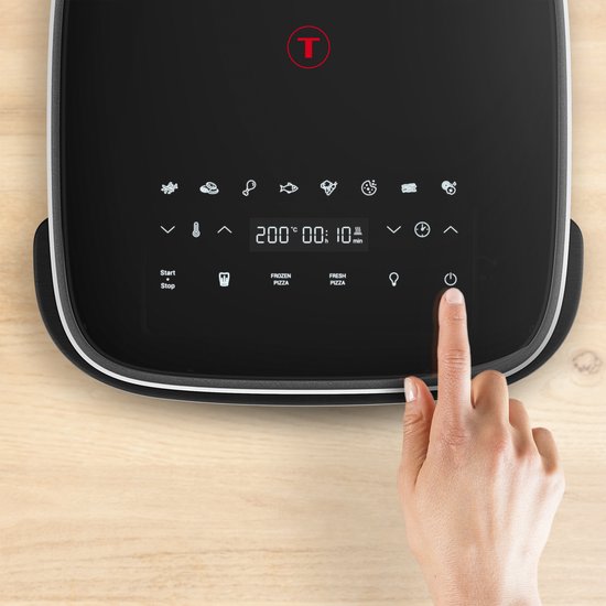 Tefal Easy Fry XL Surface FW4018 - Airfryer 4L - Pizza Tot 27 cm - 10 Programma's - Extra-Crisp - 70% Energiebesparing - Voor 4 Personen