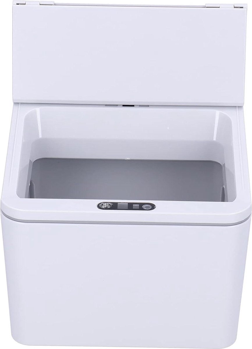 Goedkoopste Prullenbak Inductie Motion Sensor Automatische Desktop Vuilnisbak Kantoor School Thuis Grijs