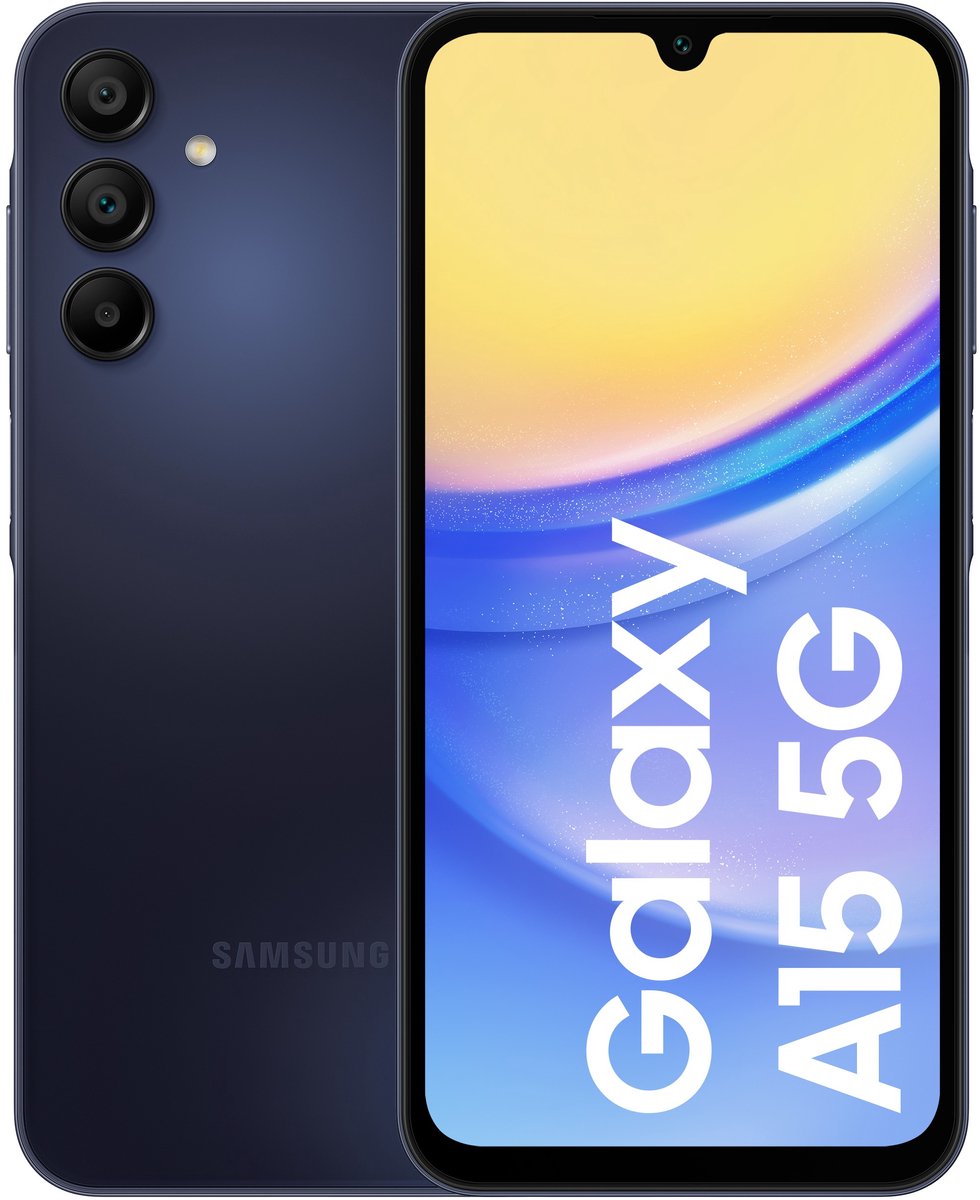 SAMSUNG Galaxy A15 5G - 128 GB Blauw/Zwart