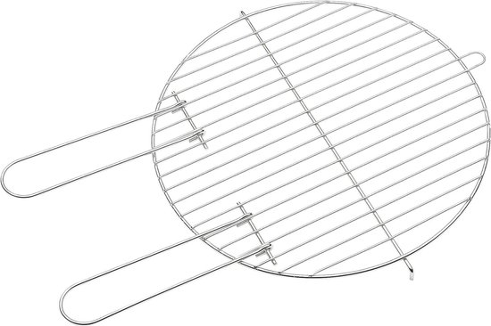 Barbecook Grille de Barbecue Ronde 50cm, Grill pour Barbecue au Charbon