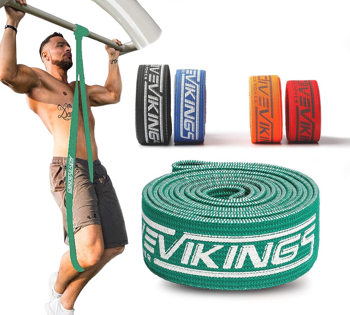 Premium Pull-Up Fitnessbanden voor Spieropbouw en Conditie