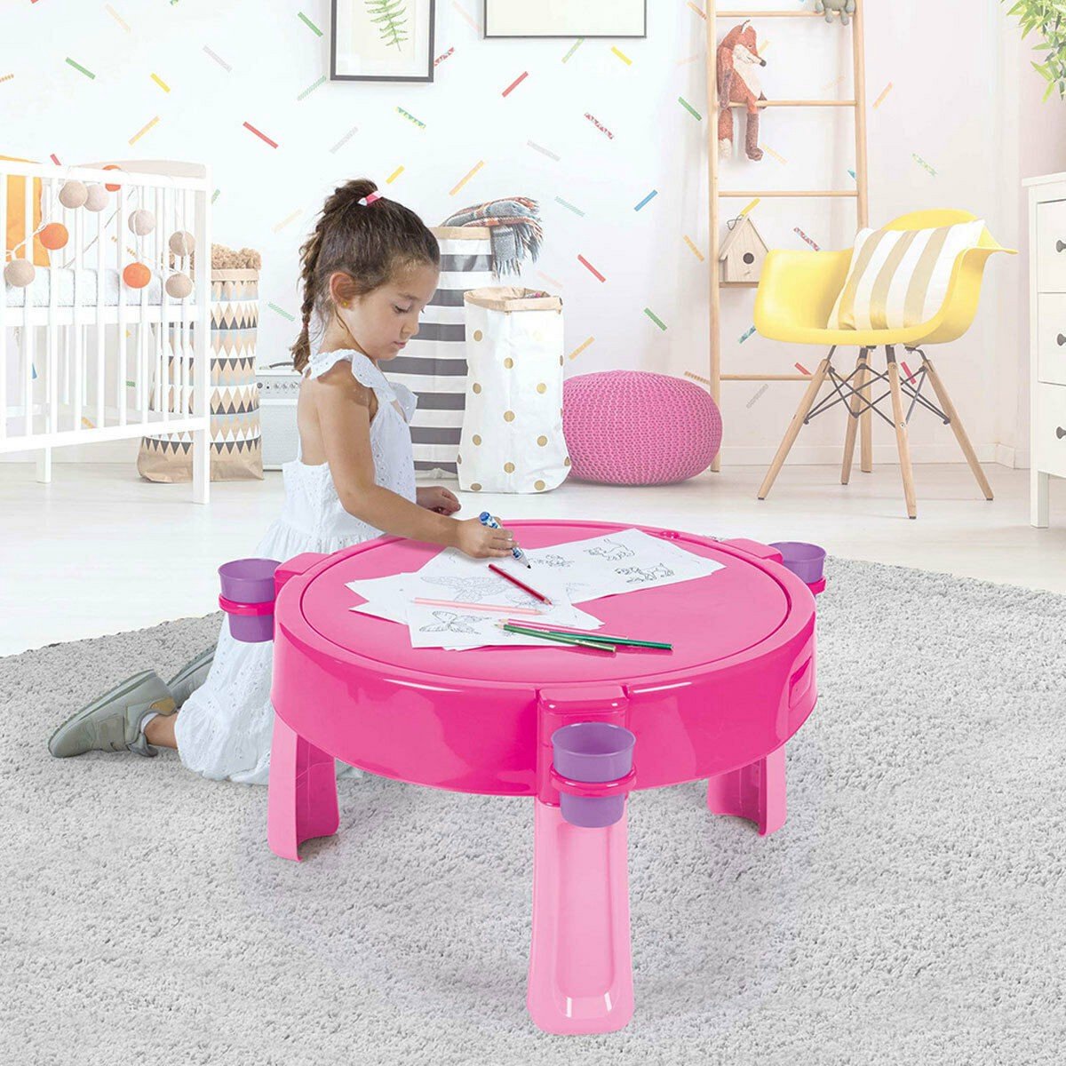 Dolu 2 in 1 Watertafel & Zandtafel - Unicorn - Meisjes Speelgoed - Waterbaan - Buiten & Binnen — afbeelding 5