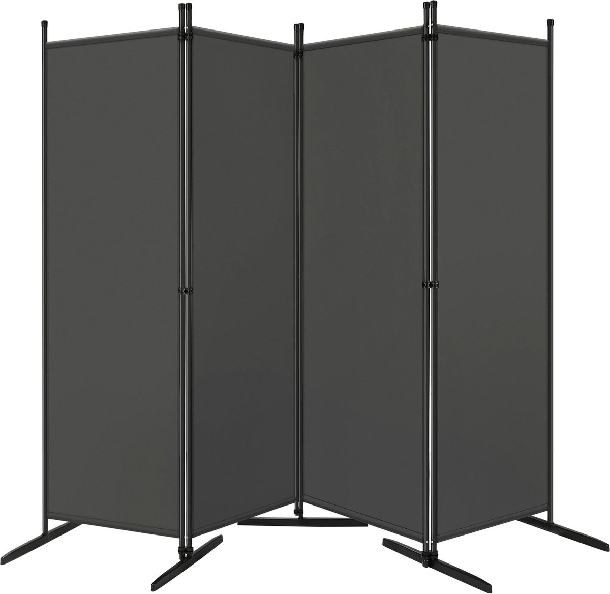 KTN Kamerscherm met 4 Panelen Scheidingswand Privacy scherm Opvouwbaar Voor Binnen en Buiten Zonnescherm 223x177 cm