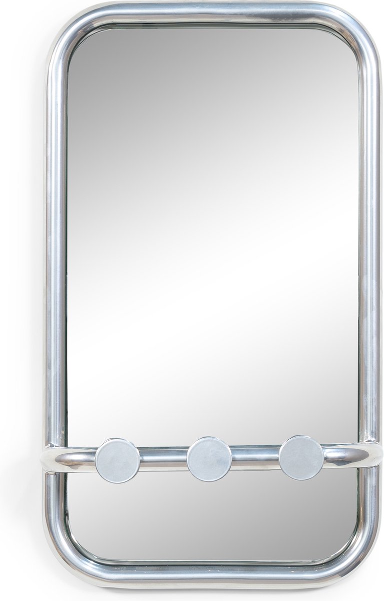 Spinder Design spiegel Retro Spiegel - Groovy Chrome - 3 haken - Staal