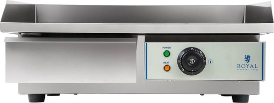 Elektrische bakplaat - 55 cm - glad - 1 x 3.000 W - Royal Catering — afbeelding 4