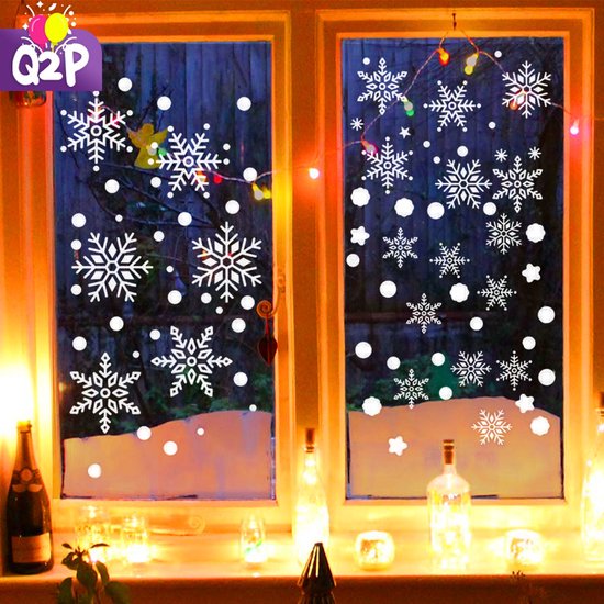 Kerst raamstickers | It's all about Christmas