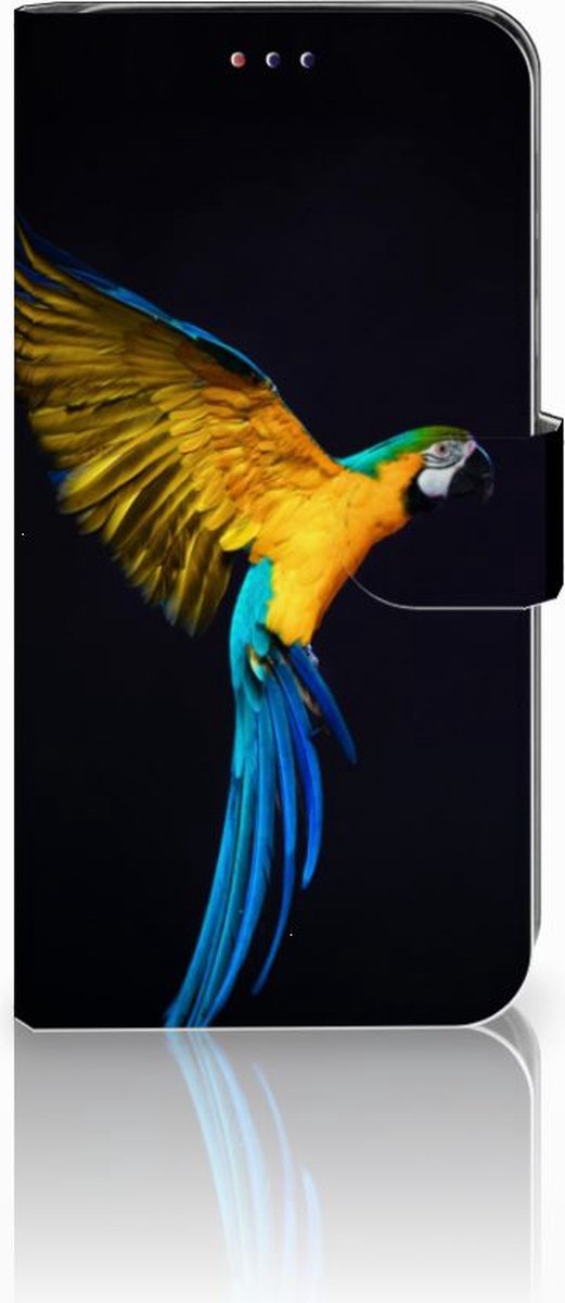 Samsung Galaxy A10 Telefoonhoesje met Pasjes Papegaai