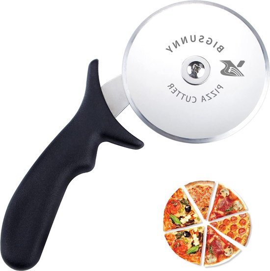 HGMD Pizzasnijder met Ophanghaak - Roestvrijstaal - Vaatwass