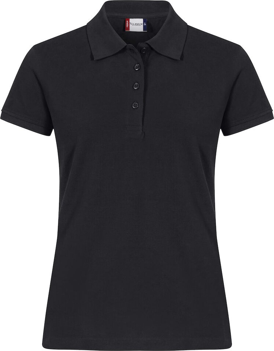 Clique Heavy Premium Polo Women 028261 - Zwart - S
