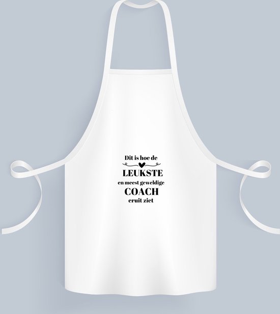 Akyol - voici à quoi ressemble l'entraîneur le plus cool et le plus génial Tablier - Coach - Entraîneur le plus amusant - Sports - Anniversaire - Cadeau pour entraîneur - Articles pour entraîneur - Cadeau - Présent - 82 par 71 cm