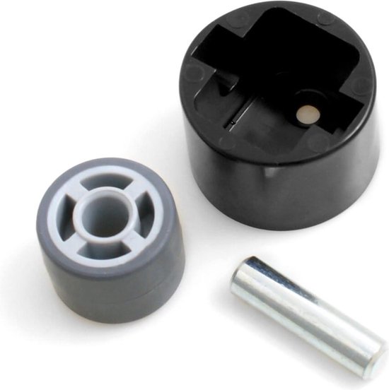 Foppapedretti 4 rubber wheels for Assai, black