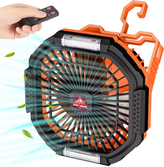 Diealles Shine Camping Ventilator mit Akku 10400mAh, 3 in 1 USB Ventilator, Camping Lüfter Sehr Leise, Zeltventilator mit LED Licht, Tischventilator für Freien Hause Büro Diealles Shine Camping Ventilator mit Akku 10400mAh, 3 in 1 USB Ventilator, Camping Lüfter Sehr Leise, Zeltventilator mit LED Licht, Tischventilator für Freien Hause Büro