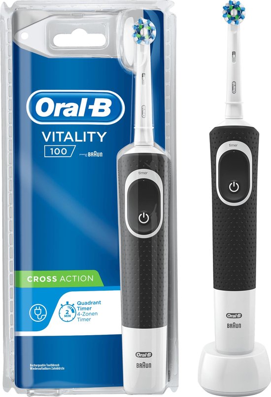 Oral-B Vitality 100 CrossAction Zwart - Elektrische Tandenborstel