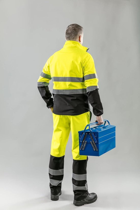 Kleine gereedschapskist van metaal, draagbare gereedschapskist van staal, draagbare gereedschapskist van staal met grote inhoud, warmtebehandeld, roestvrij, praktisch