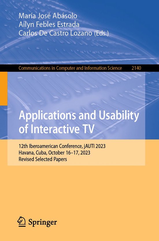 Springer Nature Proceedings Computer Science - Applications  ... - cover