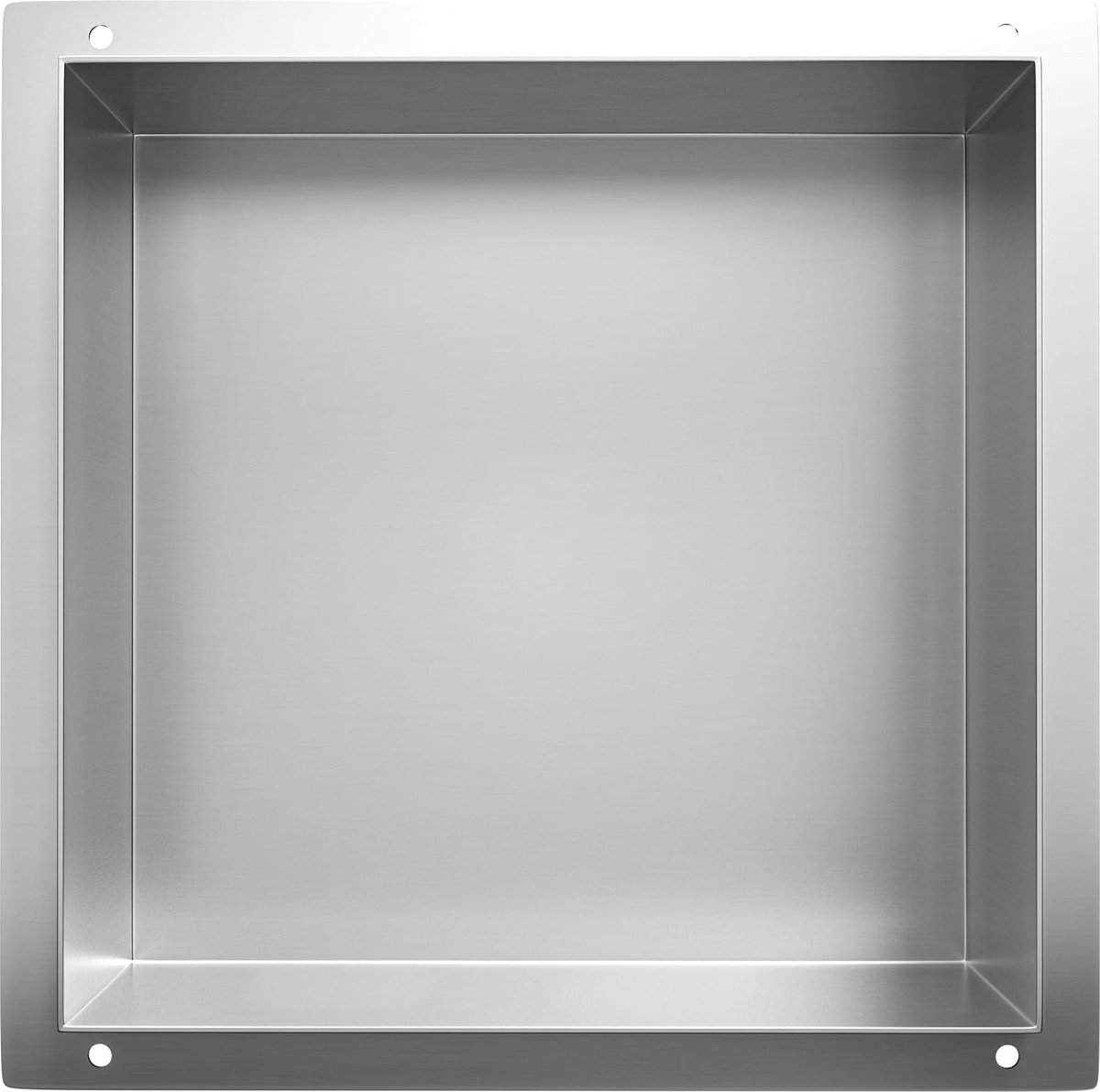 Goodivery ® Stijlvolle Roestvrijstalen Wandnis voor Badkamer en Woonruimte - 30 x 30 x 10 cm