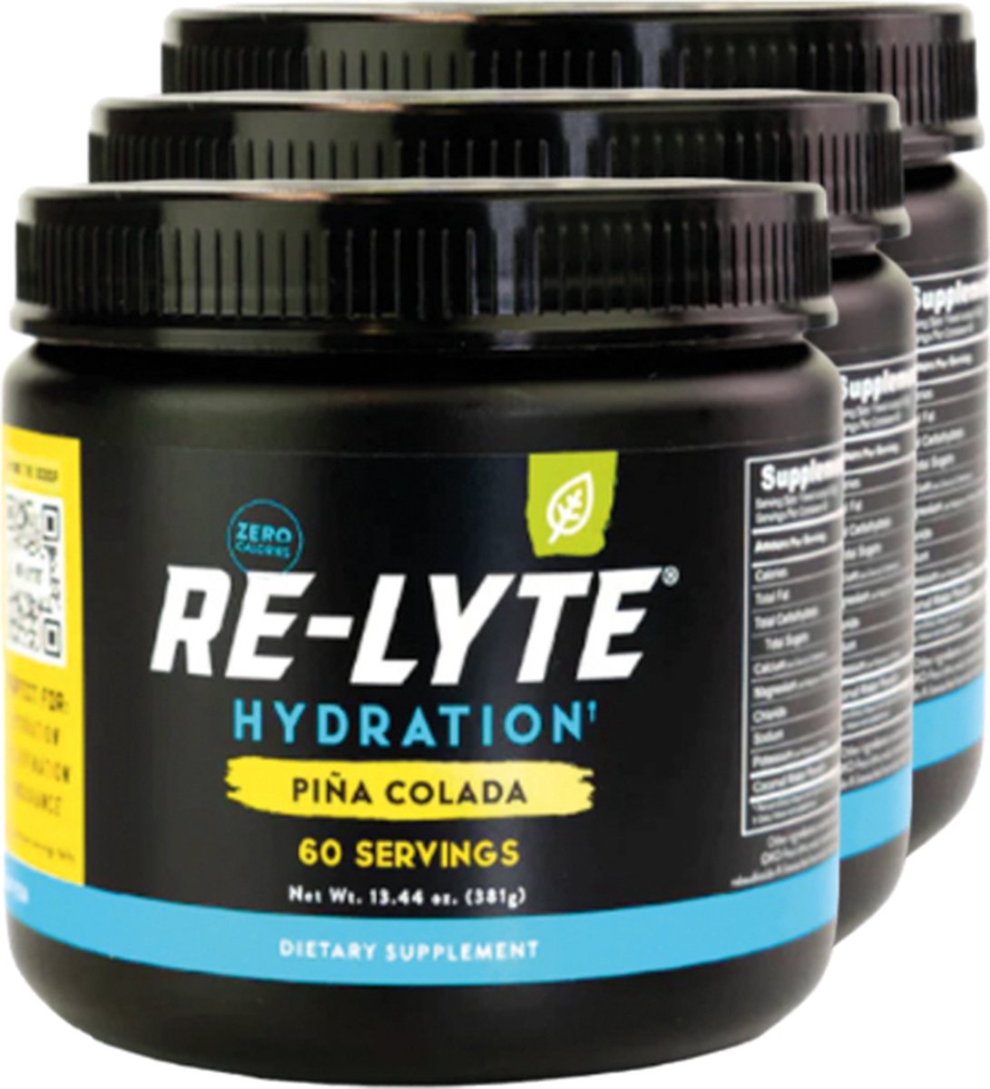 Re-Lyte | Hydration Drink Mix | Pina Colada 381g | 3 stuks | 3 x 381 gram