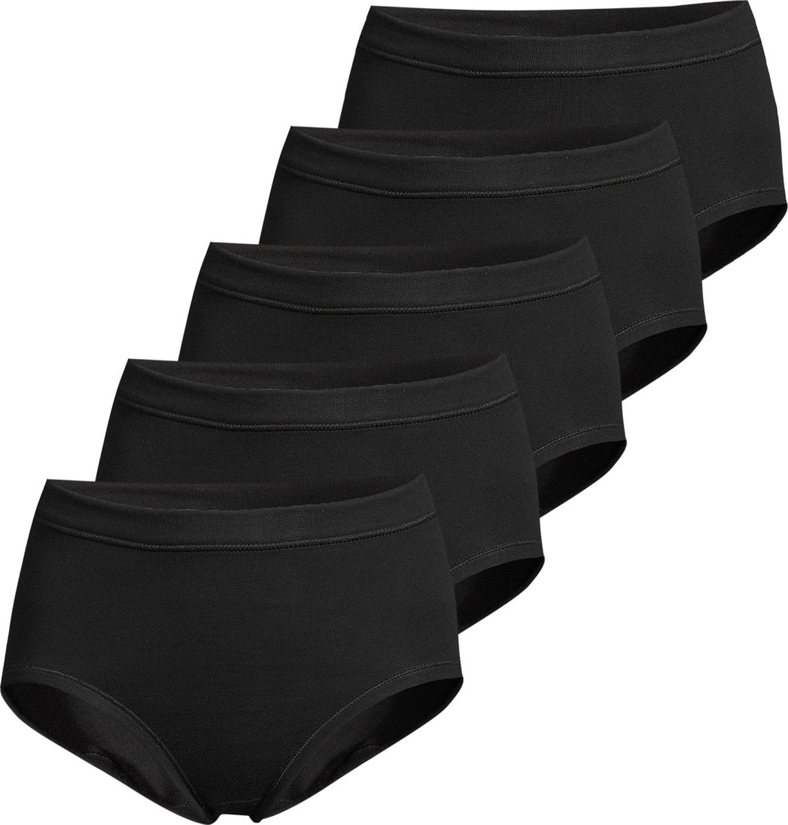 Conta Dames taille pants 5 pack fijnrib
