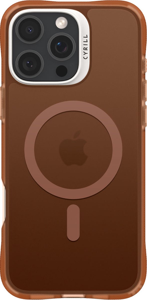 Spigen Hoesje Geschikt voor Apple iPhone 16 Pro - Cyrill Ultra Sheer - Compatibel met MagSafe / Qi2 - Back Cover met Magneet - Bruin
