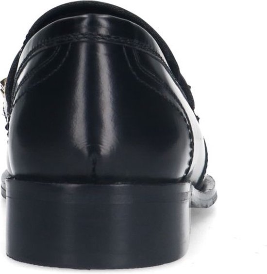 Sacha - Femme - Mocassins penny en cuir noir - Taille 42