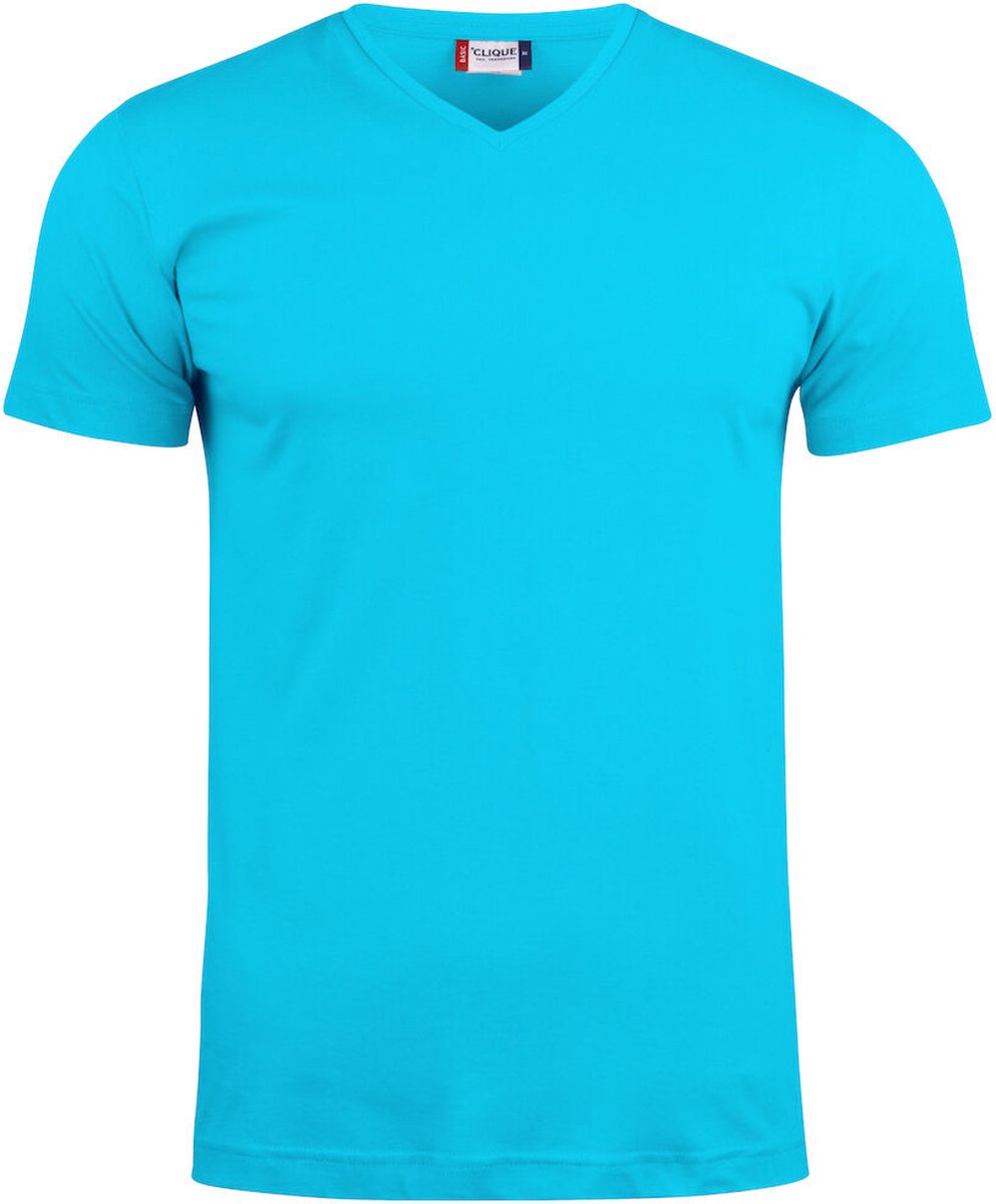 Clique Basic-T V-neck 029035 - Turquoise - M