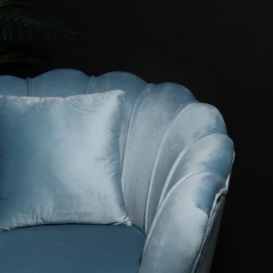 Fauteuil canapé 1 personne Belle banquette bleu clair