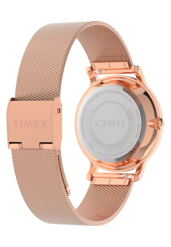 Timex Travel Gear Casual horloge, zilverkleurig, wit : Timex