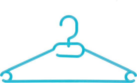 De Kledinghanger Gigant - 40 X Multihanger Kunststof Rood Met Draaibare Haak 42 Cm