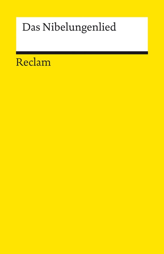 Reclams Universal-Bibliothek - Das Nibelungenlied - cover