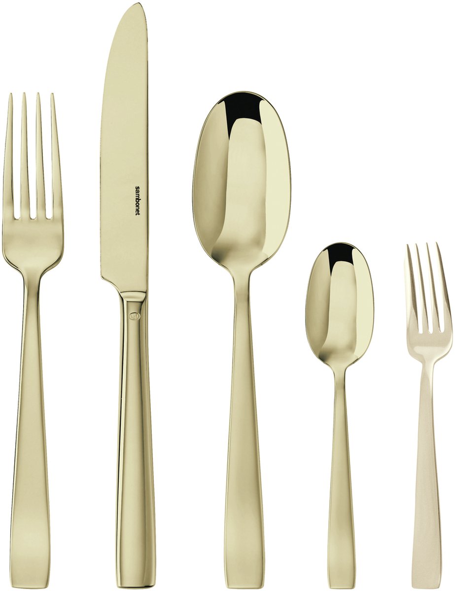 Sambonet Bestekset Flat Champagne 30-Delig