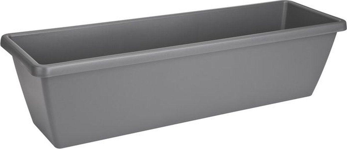 Elho Barcelona Xl 60 - Plantenbak voor Balkon Buiten - Ø 59.0 x H 20.5 cm - Antraciet