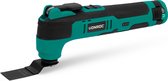 VONROC Accu Multitool 12V – met schraapmes, invalzaagblad, schuurzool en schuurpapier - Incl. Accu en usb-c kabel