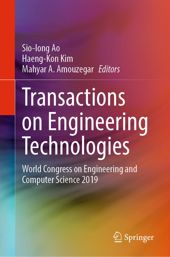 Transactions on Engineering Technologies - cover