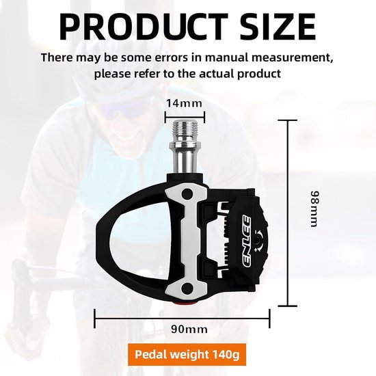 NAACOO Fietsschoenplaatjes - Compatibel met Shimano SPD-SL pedalen/SM-SH10 SH11 SH12 Schoenplaatjes, Indoor Outdoor Peloton Spin Wielrenpedalen Schoenen Schoenplaatjes & Racefietsclips