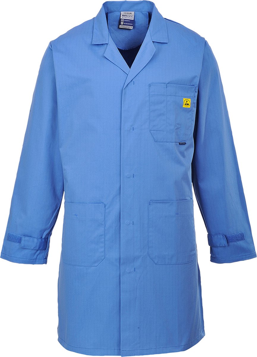 Portwest Antistatische ESD Jas AS10 Hamilton Blauw