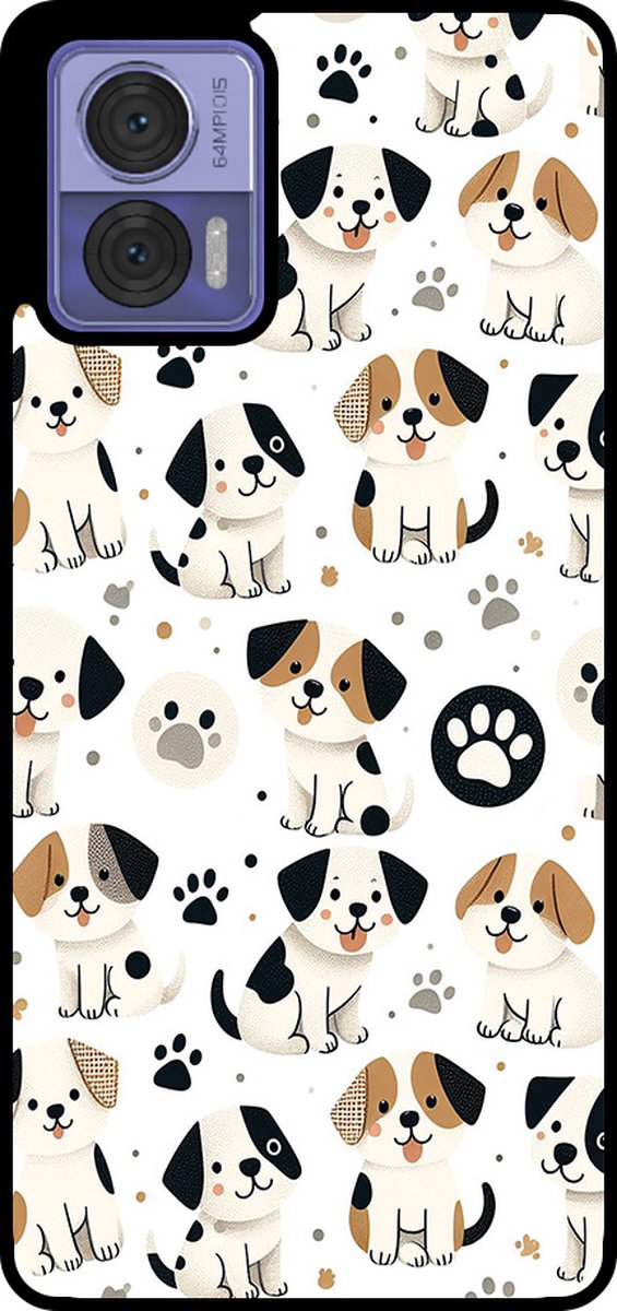 Smartphonica Telefoonhoesje Geschikt voor Motorola Edge 30 Neo met honden opdruk - TPU backcover case dog design geschikt voor Motorola Edge 30 Neo