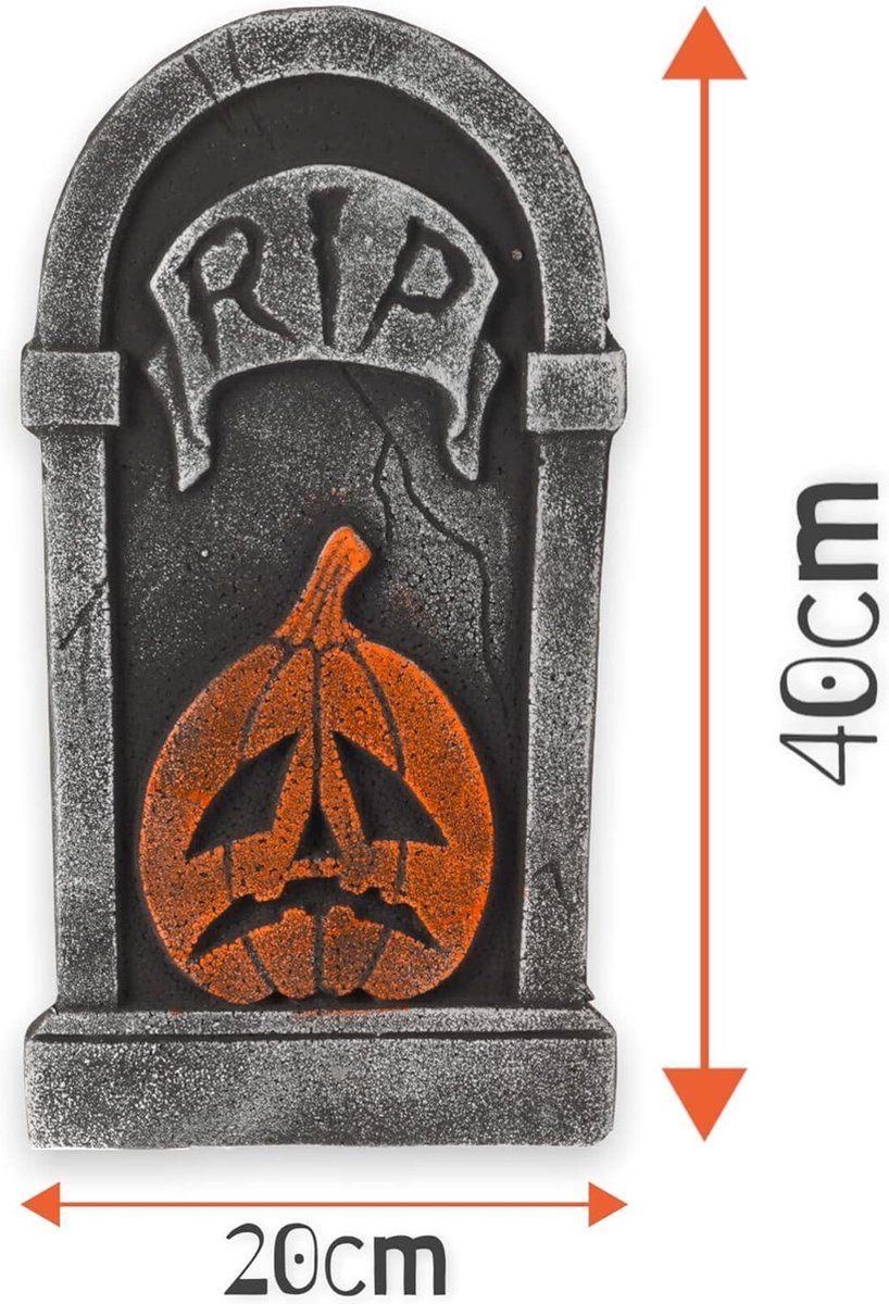 Laten we Grafsteen Halloween Decoraties Maken in 18 Stappen