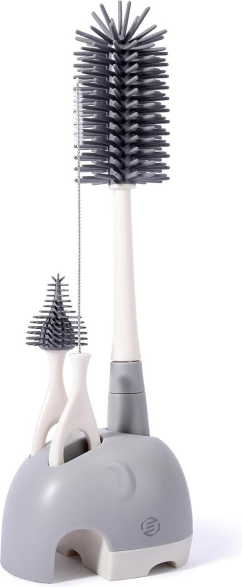 Goedkoopste Equivera Flessenborstel - Flessenborstel Baby - Flessenreiniger - Flessen Borstel - Flesvoedingaccessoires - Babyaccessoires