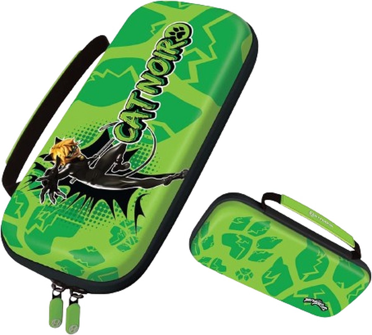 Hyperkin M07541-MTCN draagbare gameconsole-behuizing Hardshell-doos Polyethyleenvinylacetaat (PEVA) Groen, Meerkleurig