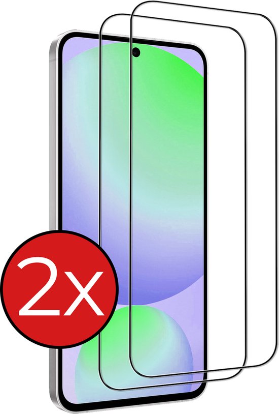 Screenprotector Geschikt voor Samsung S24 FE Screenprotector Glas Gehard Tempered Glass Full Cover - Screenprotector Geschikt voor Samsung Galaxy S24 FE Screen Protector Screen Cover - 2 PACK