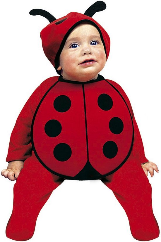 WIDMANN - Schattig klein lieveheersbeestje kostuum voor baby's