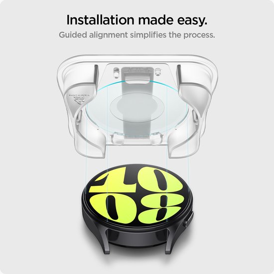 Spigen EZ Fit - Samsung Galaxy Watch 7 40MM Screen Protector Glas 2-Pack