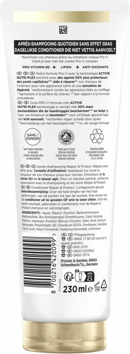 Pantene Conditioner Repair & Protect - 230 ml