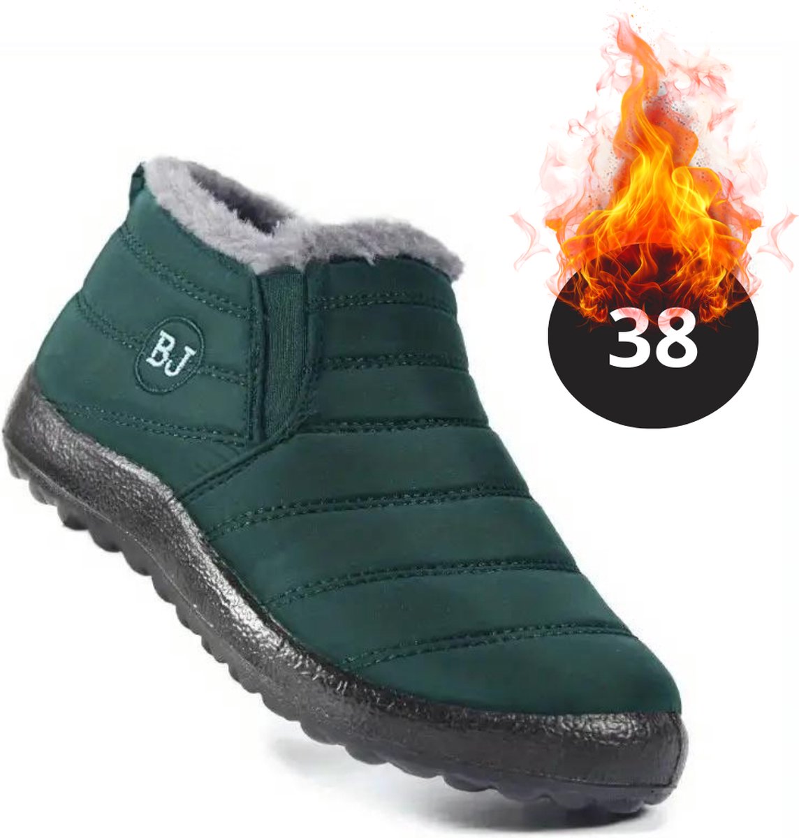Livano Snowboots Sneeuwschoenen Sneeuwboots Dames Wintersport Ski Skischoenen Donker 38 Laag Groen