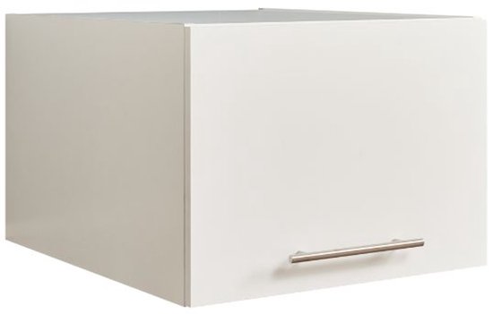 Meuble supérieur pour meuble de machine à laver Laundreezy | 50 x 68 x 38 cm | Blanc - Bega BBK - Meubles pour buanderie - Blanc - MDF - Meubles pour buanderie