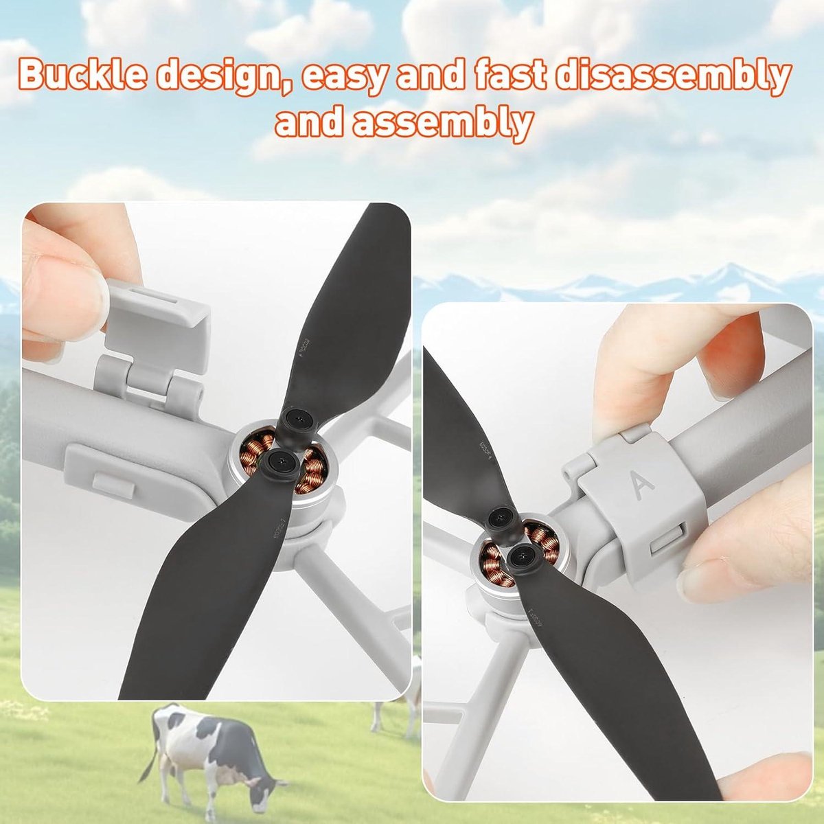 DJI Mini 4 Pro 360 ° Propellerbeschermer Vermijd letsel of schade en verbeter de vluchtveiligheid 100% originele DJI Mini 4 Pro-accessoires  44