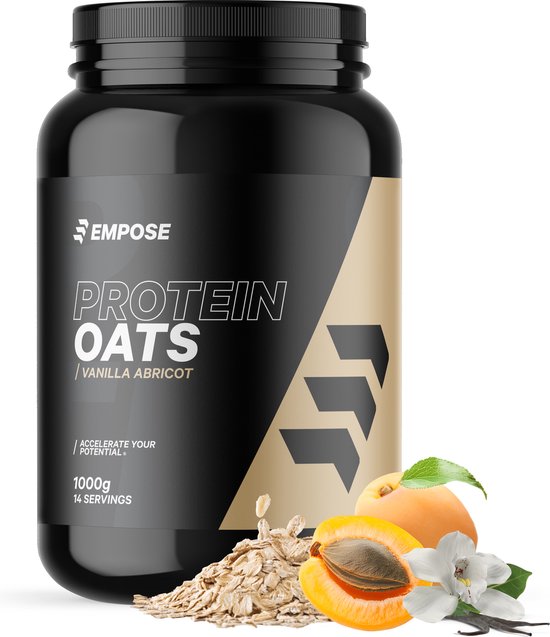Empose Nutrition Protein Oats - Vanille Abricot - 1000 gram