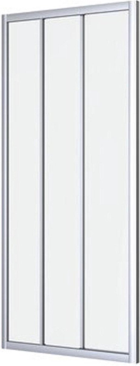 Nemo Start Profi schuifdeur - 76x195cm - inbouwmaat 76-80cm - helder veiligheidsglas 5mm